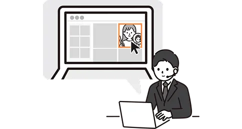 <p>On the admin dashboard, select the users to be displayed on the screen (administrator operation)</p>