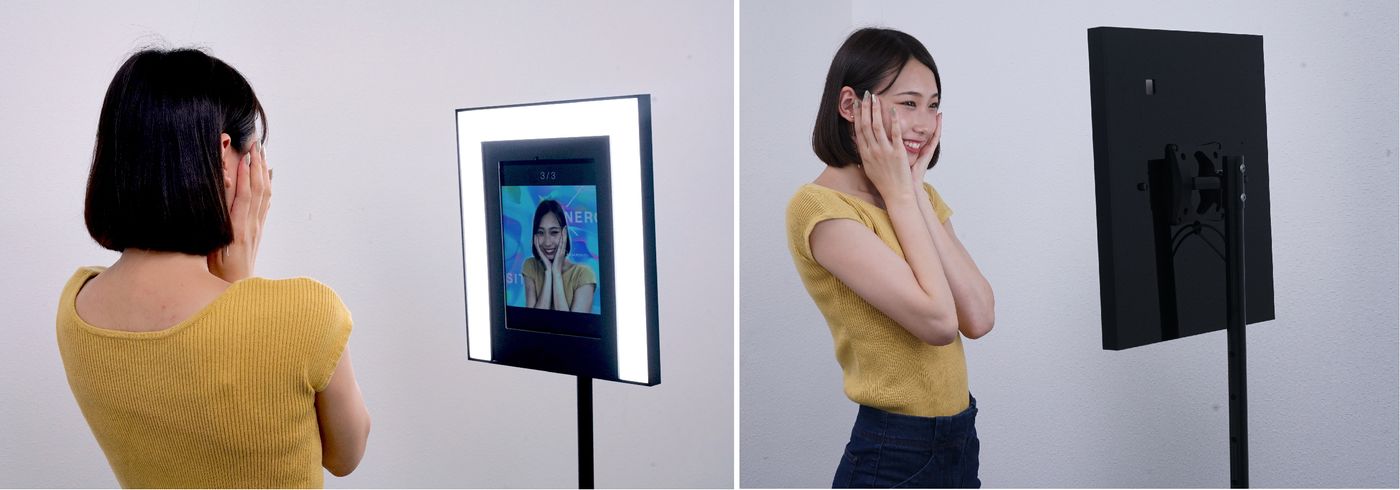 年間の導入件数が150件強のカメラサービス「#MirrorSnap」の新機能として"背景合成機能"をリリース