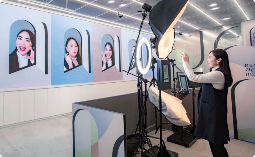 Maison KOSÉ銀座 セルフフォトブース「KOSÉ SELF PHOTO STUDIO」